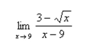Evaluate the limit.