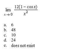 Determine the limit (if it exists).