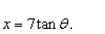 Find the indefinite integral by making the substitution