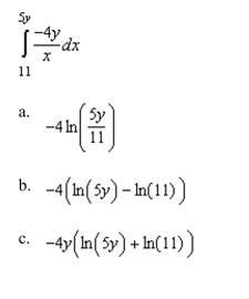 Evaluate the following integral.