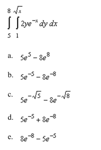 Evaluate the following iterated integral.