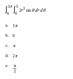 Evaluate the double integral below.