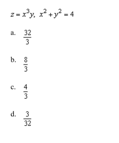 a double integral in polar coordinates to find the volume of the solid in the first octant bounded by the graphs of the equations given below.