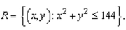 <strong>the area of the portion of the surface the region Round your answer to two decimal places.</strong> A)144.00 B)118.44 C)904.78 D)452.39 E)1,421.22