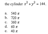 the area of the surface for the portion of the sphere