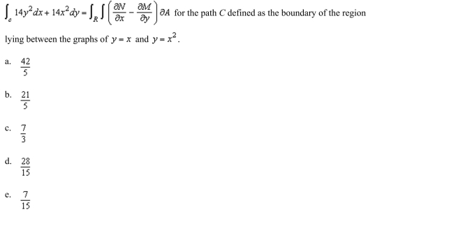 Verify Green's Theorem by evaluating both integrals