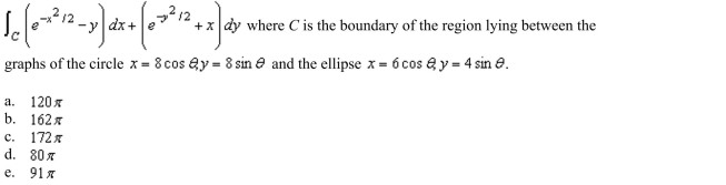 Green's Theorem to evaluate the line integral