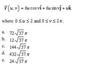 the area of the surface over the given region. Use a computer algebra system to verify your results. The part of the cone,