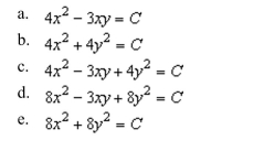 the general solution of the differential equation