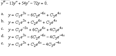 the general solution of the linear differential equation