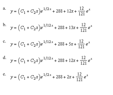 Solve the differential equation undetermined coefficients.
