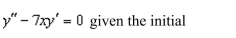 the series solution of the differential equation