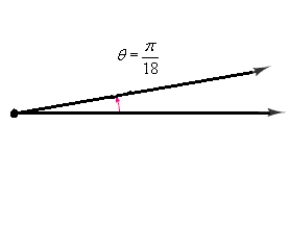  Determine two coterminal angles (one positive and one negative)  for each angle. Give the answers in radians.   A)  positive:  \frac { 19 \pi } { 9 }   negative:  \frac { 37 \pi } { 19 }  B)  positive:  \quad - \frac { 35 \pi } { 18 }   negative:  \frac { 37 \pi } { 18 }  C)  positive:  \quad - \frac { 37 \pi } { 18 }   negative:  \frac { 35 \pi } { 18 }  D)  positive:  \frac { 37 \pi } { 18 }   negative:  \quad - \frac { 35 \pi } { 18 }  E)  positive:  \frac { 37 \pi } { 19 }   negative:  \quad - \frac { 35 \pi } { 17 }   