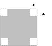  An open box is to be made from a square piece of cardboard, 36 inches on a side, by cutting equal squares with sides of length x from the corners and turning up the sides (see figure below) . After determining the function V, in terms of x, that represents the volume of the box, use a graphing utility to estimate the dimensions that will maximize its volume.     A)   12 ^ {||}  ×  12 ^ { ||}  ×  6^{||}  B)   24^{||}  ×  24^{||}  ×  6^{||}  C)   24^{||}  ×  24^{||}  ×  12 ^ { || }  D)   18^ { ||}  ×  18^ { ||}  ×  12^ { ||}  E)   6^ { ||}  ×  6^ { ||}  ×  3^ { ||}