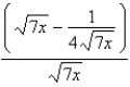 Simplify the complex fraction.   A)    B)    C)    D)    E)   