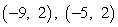 Which set of parametric equations represents the following line or conic? Use   and   . Hyperbola: vertices   foci   A)     B)     C)     D)     E)    