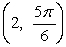 Convert the point from polar coordinates to rectangular coordinates. Round answer to three decimal places, if necessary.   A)    B)    C)    D)    E)   