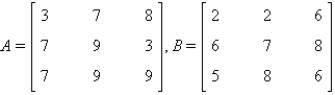 Find A - B.   A)      B)      C)      D)      E)    