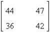 Find the product.    A)      B)      C)      D)      E) cannot multiply