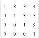 Use a graphing calculator to find the inverse of the matrix.    A)      B)      C)      D)      E)    