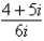 Simplify   and write the answer in standard form. A)      B)      C)      D)      E)    