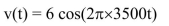 voltage across an inductor with inductance of 39 mH is given by   u(t) V. Find the current through the inductor i(t) and plot the voltage and current as a function of time.<div style=padding-top: 35px> 