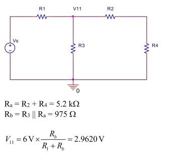 If the current source is deactivated by open-circuiting it, we obtain the circuit shown below.   If the voltage source is deactivated by short-circuiting it, we obtain the circuit shown below.     Answers:  