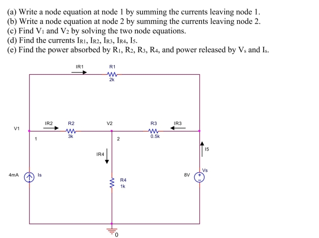 the circuit shown below,