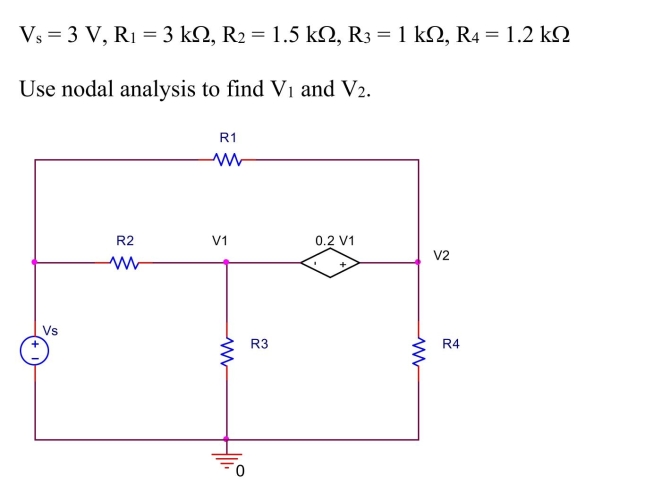 In the circuit shown below, let