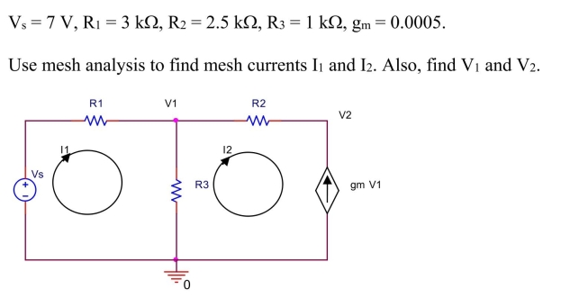 In the circuit shown below, let
