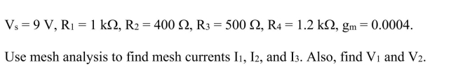 In the circuit shown below, let