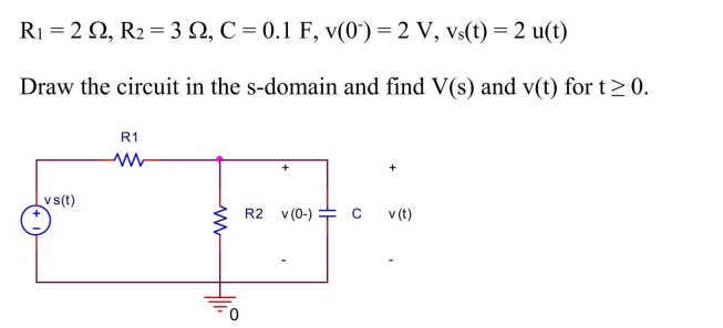 In the circuit shown below, let