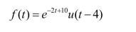 Find the one-sided Laplace transform of