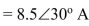 Let the voltage across a load be . Find the coplex power, apparent power, average power, reactive power, and power factor. Also, find the equivalent impedance, equivalent resistance, and equivalent inductance of the load. Draw the phasors for
