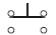 Figure 20-3 problem 9   -What schematic symbol is shown in the accompanying figure? A)  Normally Open Pushbutton B)  Normally Closed Pushbutton C)  Double Acting Pushbutton D)  Overload Heater