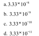 A jiffy is the amount of time it takes light to travel one centimeter.If the speed of light is approximately , how many seconds are in a jiffy?
