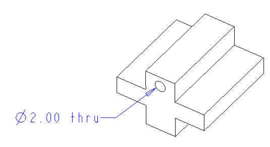 Shown below is an isometric drawing.Draw the top, front and right side views.