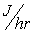 The conduction heat transfer rate through a wall is modeled by the following equation:   where   heat transfer rate in     thermal conductivity of the wall   area of the wall in     wall thickness in     steady-state temperature difference between the inside and the outside surfaces of the wall, in   What is the appropriate unit for k if the preceding equation is to be homogeneous in units?