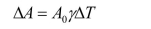 When a steel cookie sheet is placed in an oven and heated, it expands due to the temperature change. The change in area of the cookie sheet is modeled using the following equation:   where   What is the appropriate unit for   if the preceding equation is to be homogeneous in units?  <div style=padding-top: 35px> 