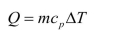 The amount of heat needed to change the temperature of an object can be calculated using the following equation:   where   What is the appropriate unit for   if the preceding equation is to be homogeneous in units?  <div style=padding-top: 35px> 