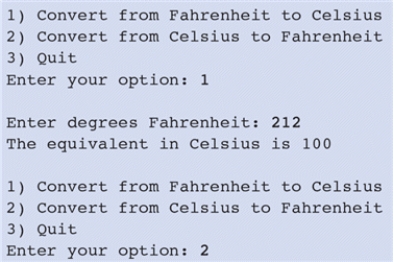 FIGURE 8-2   -Figure 8-2 above shows the interface for a ____-controlled program. A)  count B)  menu C)  query D)  sentinel