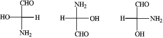 Instructions: Refer to the monosaccharides below to answer the following question(s).   -Convert the following Fisher projections into tetrahedral representations.  