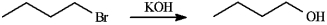 Assume you are carrying out the conversion of 1-bromobutane to butan-1-ol. How could you use IR spectroscopy to determine when the reaction is complete?  