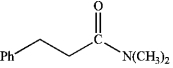 What is the IUPAC name of the following compound?   A)  dimethylamino 3-phenylpropanoic acid B)  N,N-dimethyl 2-phenylethyl amide C)  N,N-dimethyl 3-phenylpropanamide D)  dimethyl 2-phenylpropanoylamine