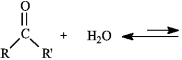 The substance formed in the following reaction is called:   A)  vicinal diol B)  geminal diol C)  acetal D)  hydrate E)  b or d