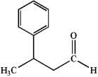 What is the IUPAC name of the following compound?   A)  3-methyl-3-phenylpropanol B)  3-phenylbutanal C)  3-phenyl-1-butanone D)  3-phenylbutanoic acid