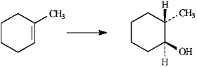  Instructions: To answer the following question(s) , consider the reaction below.   -Refer to instructions. The alcohol product is classified as a: A)  1 \degree  alcohol B)  2 \degree  alcohol C)  3 \degree alcohol D)  4 \degree alcohol 