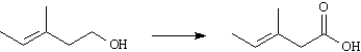 Choose the best reagent(s)  for carrying out the following conversions from the list provided below.  Place the letter of the best choice in the blank.  Reagents may be used more than once.  -Refer to instructions: ______   A) CrO<sub>3</sub>, H<sub>2</sub>SO<sub>4</sub>, H<sub>2</sub>O B) 1. NaBH<sub>4</sub>, ethanol 2. H<sub>3</sub>O<sup>+</sup> C) 1. LiAl<sub>4</sub>, ether 2. H<sub>3</sub>O<sup>+</sup> D) periodinane