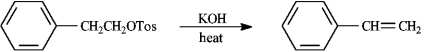 Instructions: Consider the reaction below to answer the following question.    -Refer to instructions. The mechanism for this reaction is: A)  S<sub>N</sub>2 B)  E2 C)  S<sub>N</sub>1 D)  E1