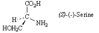 Instructions: Refer to the structure below to answer the following questions.   -Refer to instructions. Give the complete name of the enantiomer of (S)-(-)-serine.
